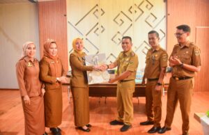 Dinas Kominfotik Lampung Tengah Gelar Acara Pisah Sambut Kepala Dinas