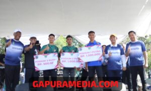 Seru, Ribuan Masyarakat Ikut Kopiah Emas 5K Fun Run Dalam Rangkaian CFD Di Gunung Sugih