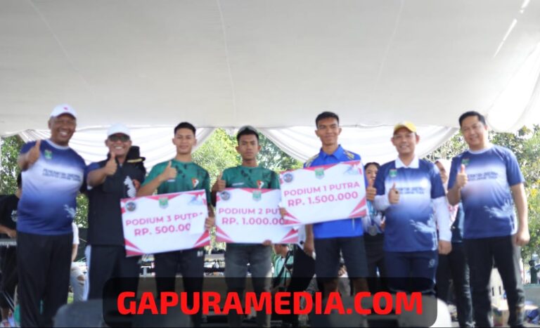 Seru, Ribuan Masyarakat Ikut Kopiah Emas 5K Fun Run Dalam Rangkaian CFD Di Gunung Sugih